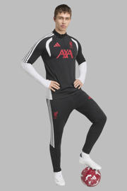 thumbnail: adidas Performance senior liverpool fc voetbalshirt met lange mouwen - zwart/rood