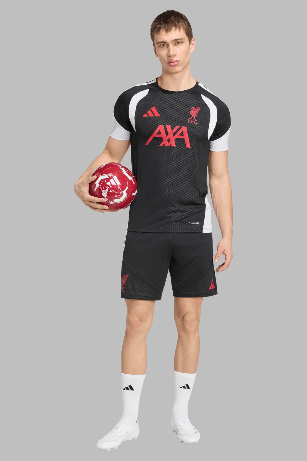 adidas Performance senior liverpool fc voetbalshirt training - zwart
