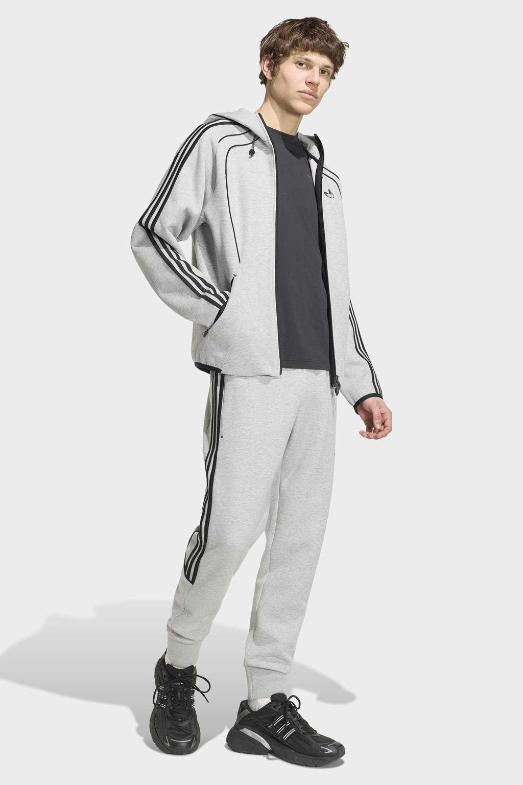 adidas Originals Spacer sweatvest - grijs melange