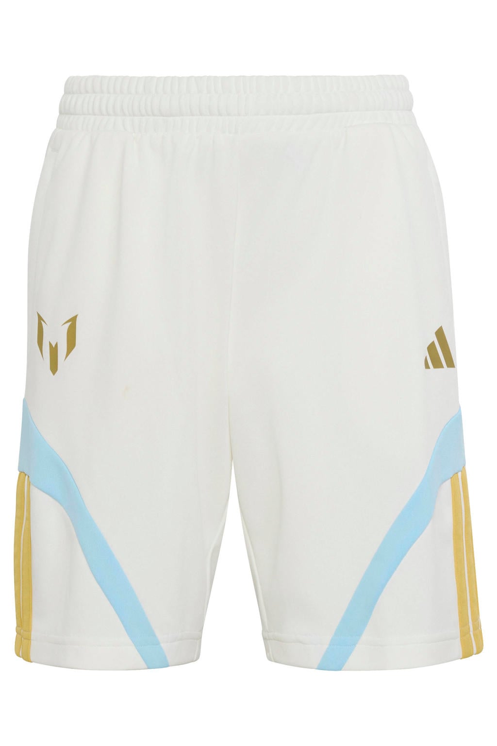 adidas Performance Messi Tiro voetbalshort wit