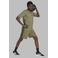adidas Performance sportshort - olijfgroen/zwart