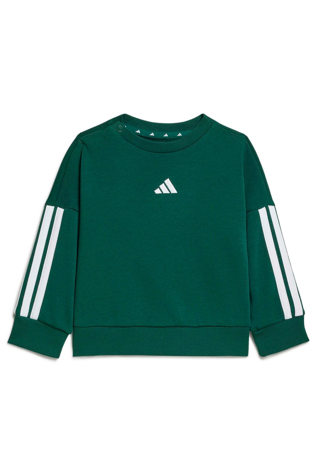 adidas Sportswear joggingpak met ronde hals - groen