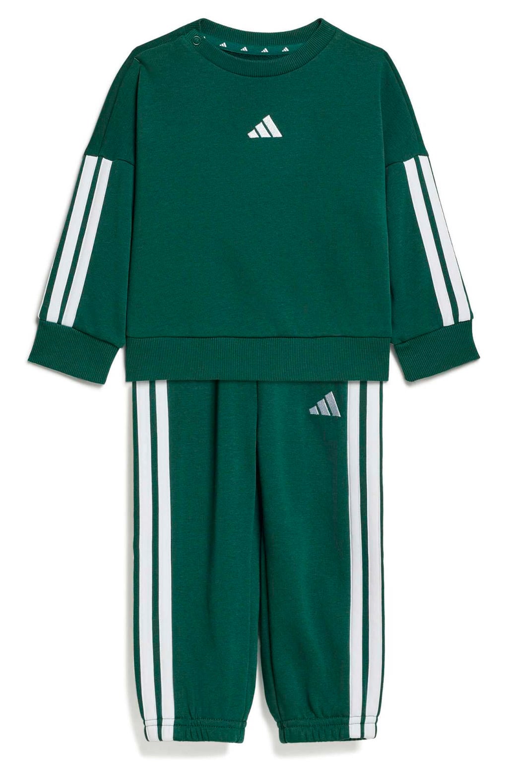 adidas Sportswear joggingpak met ronde hals - groen