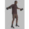 adidas Performance sportshort - bruin/zwart