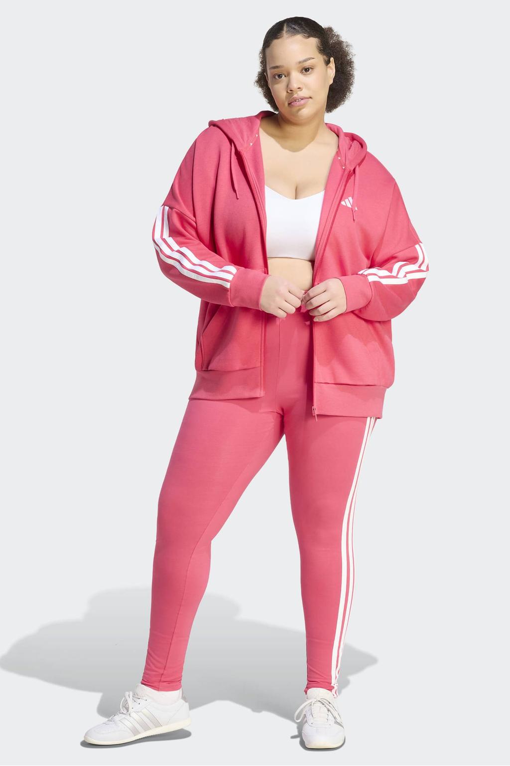 adidas Sportswear Plus Size sweatvest - roze