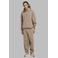adidas Sportswear boxy sweater met logo - zand