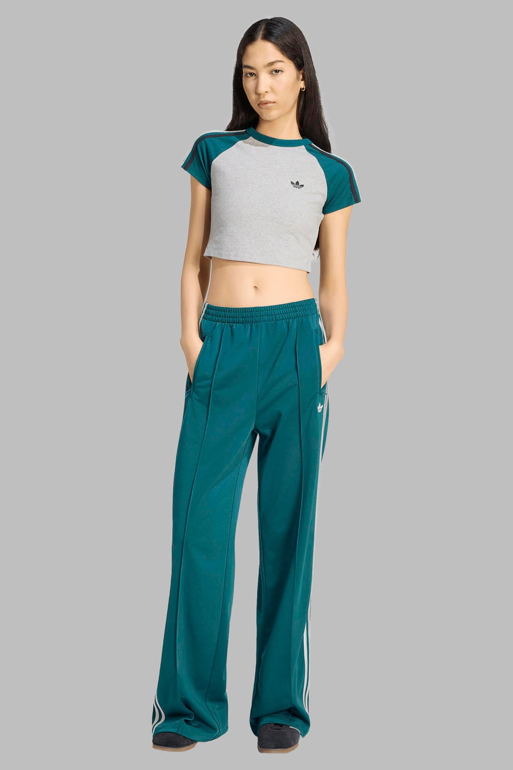 adidas Originals Firebird loose fit broek - petrol