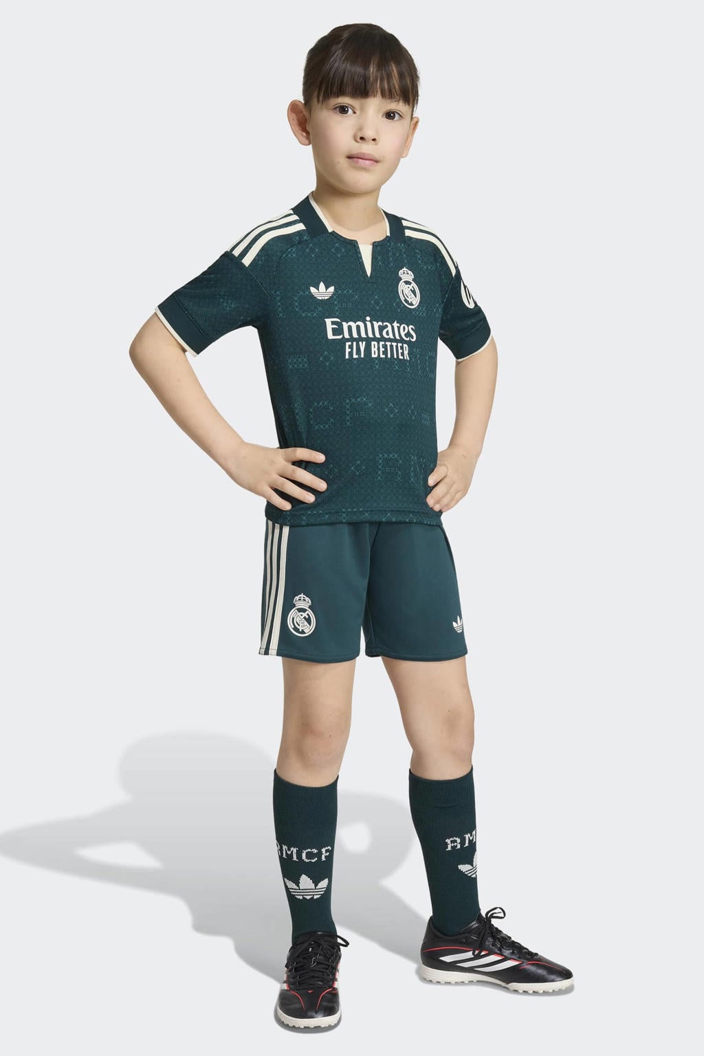 adidas Performance junior Real Madrid voetbalset - groen