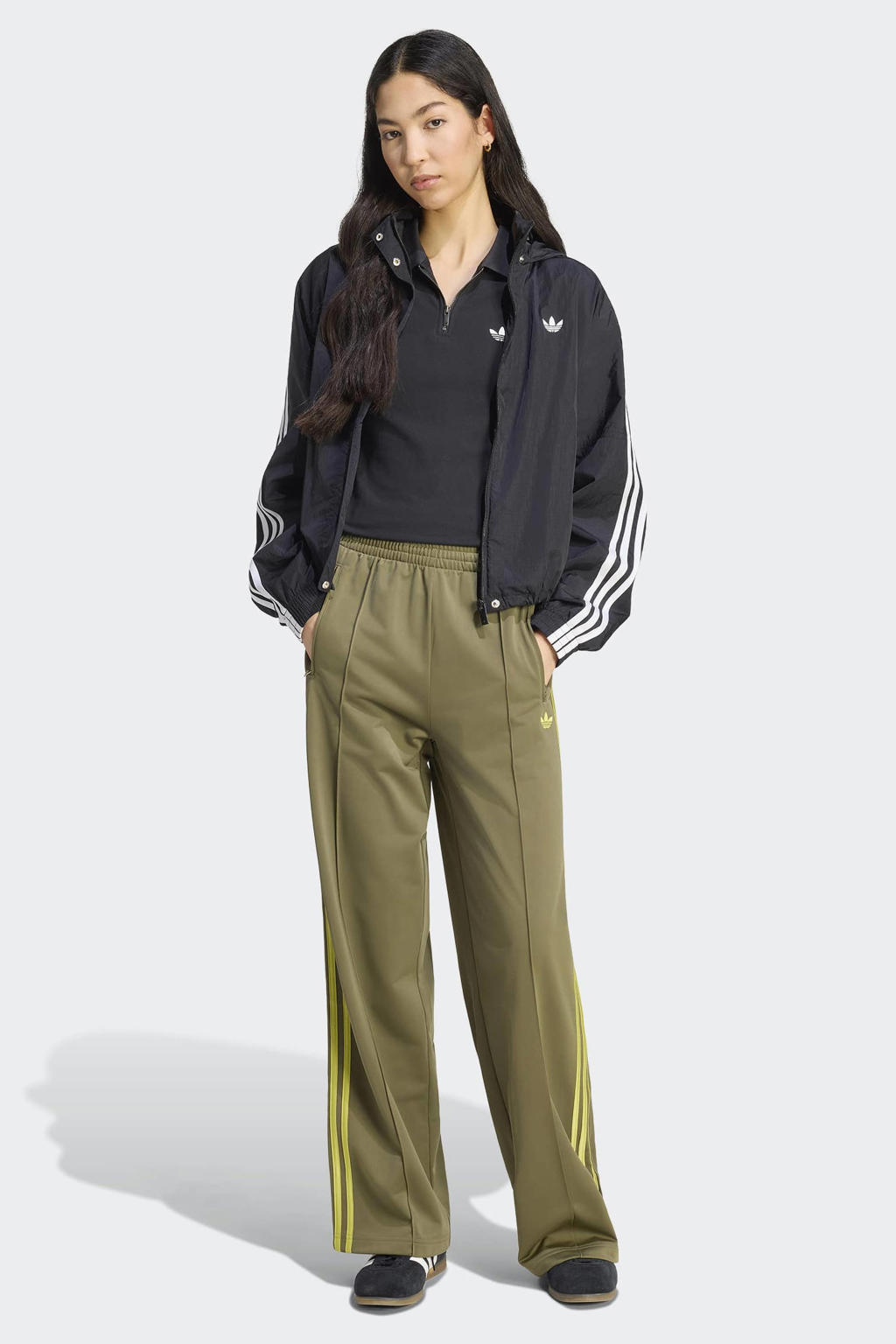 adidas Originals Firebird loose fit broek - olijfgroen