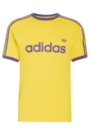 thumbnail: adidas Originals Ringer T-shirt met logo - geel/paars