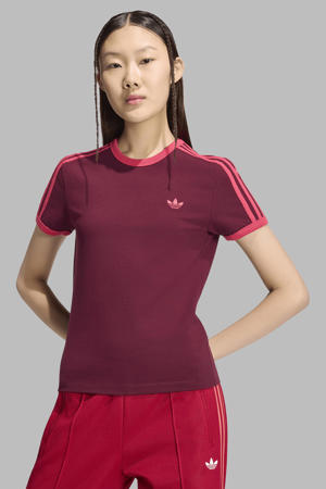 Cali T-shirt - donkerrood