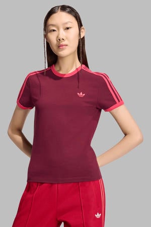 Cali T-shirt - donkerrood
