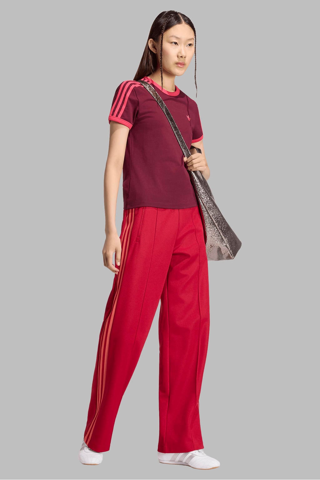 adidas Originals Cali T-shirt - donkerrood