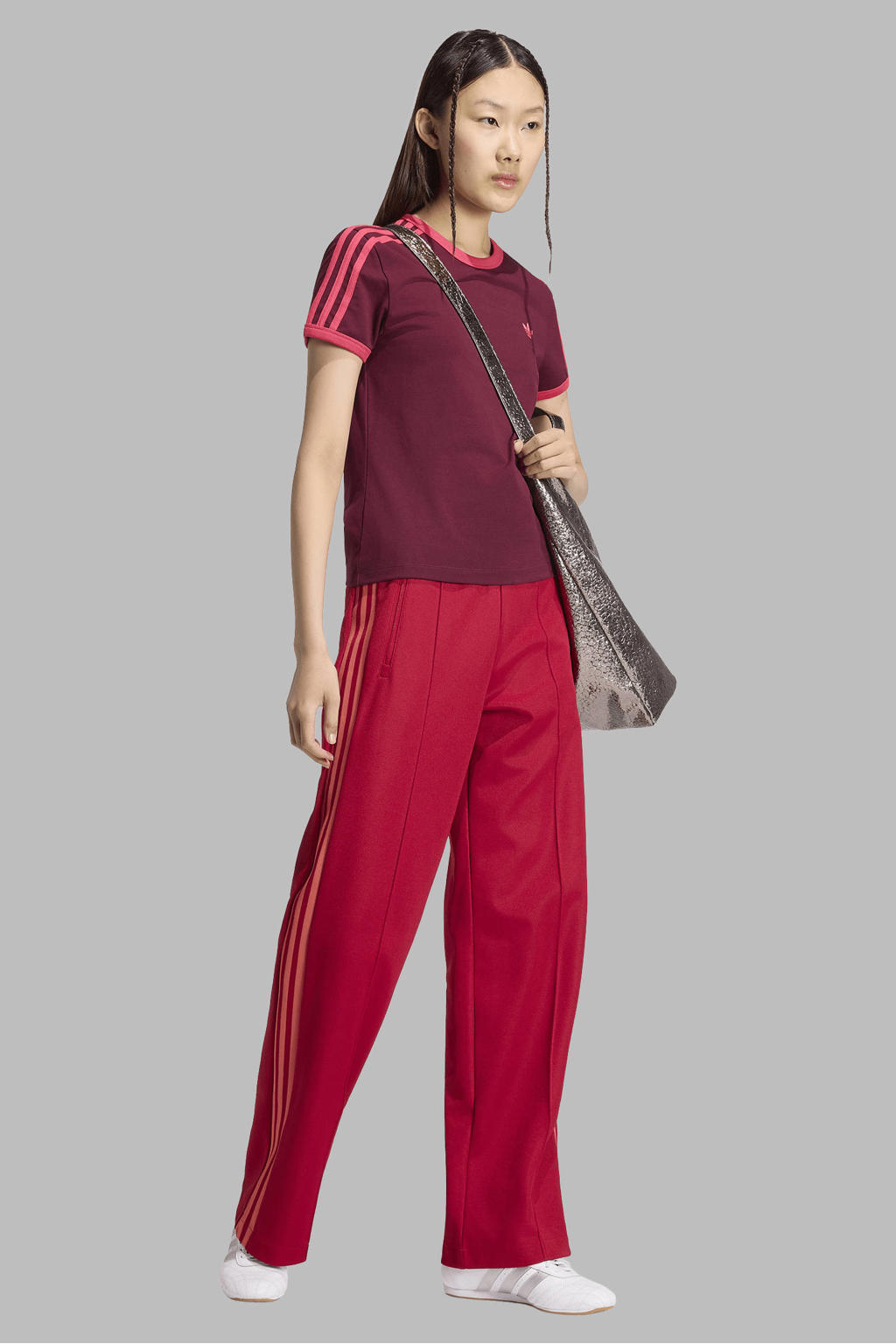 adidas Originals T-shirt - donkerrood