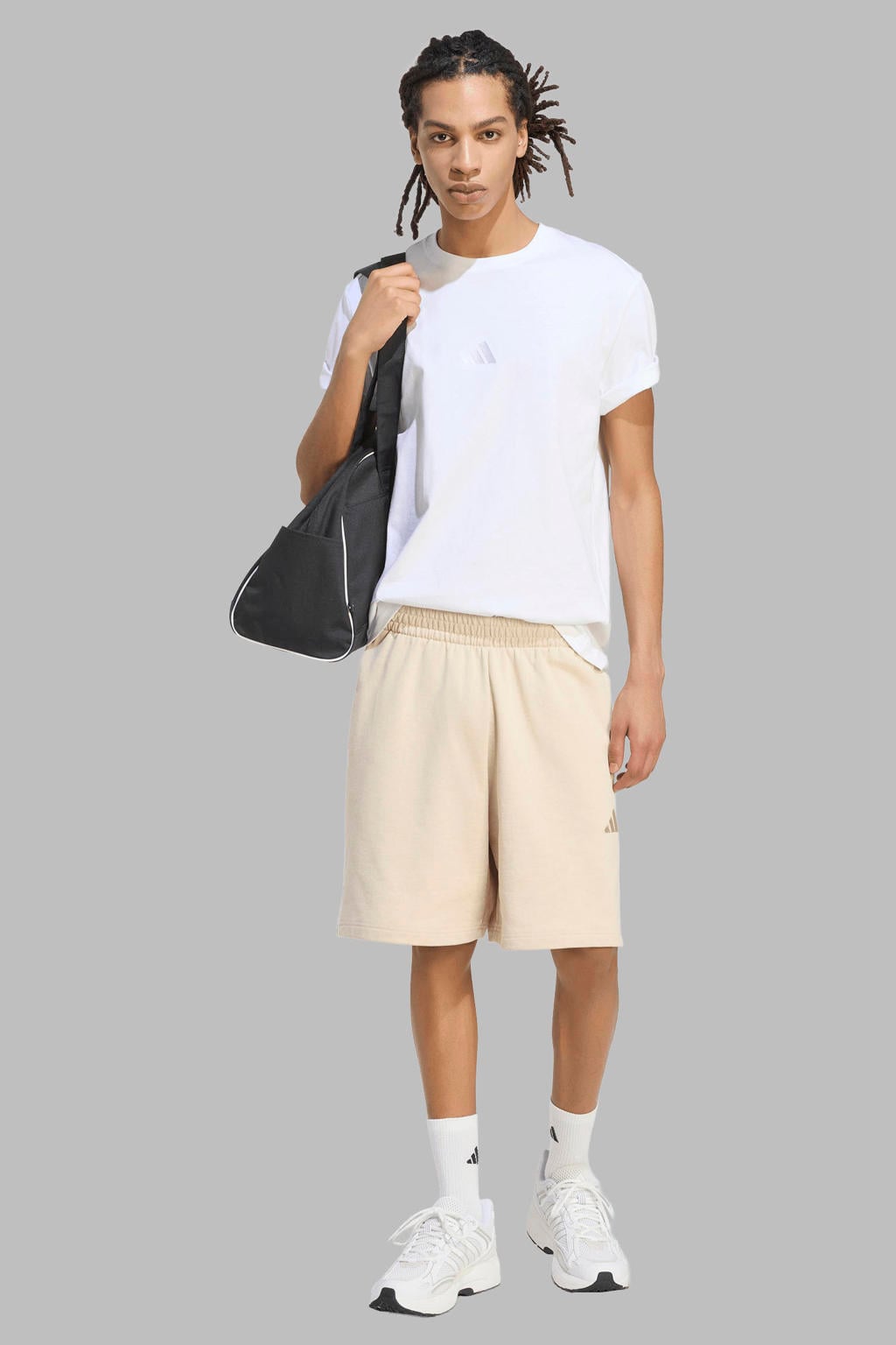 adidas Sportswear regular fit T-shirt met logo - wit