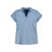 MS Mode blousetop met omslagdetail Plus Size - blauw