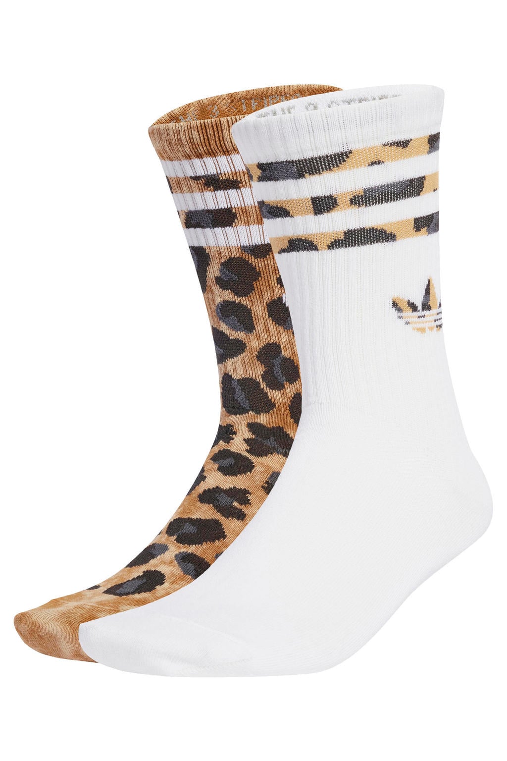 adidas Originals sokken met dierenprint (set van 2)