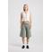 America Today top met peplum en smockwerk - ecru