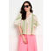 LOLALIZA gestreepte blouse - groen