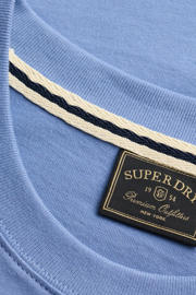 thumbnail: Superdry slim fit gemêleerd T-shirt - blauw