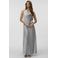 VERO MODA maxi halterjurk met plooien - zilver