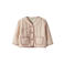 LIL' ATELIER BABY geruite quilted tussenjas - roze