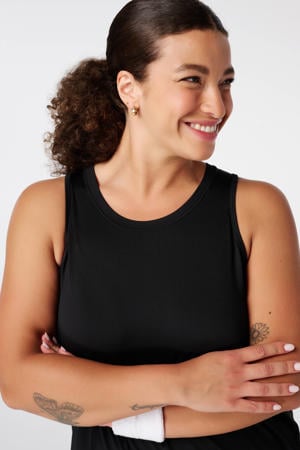 sporttop Plus Size - zwart