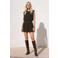 VERO MODA korte rok met plooien - bruin