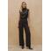 VERO MODA wide leg pantalon - bruin