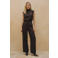 VERO MODA wide leg pantalon - bruin