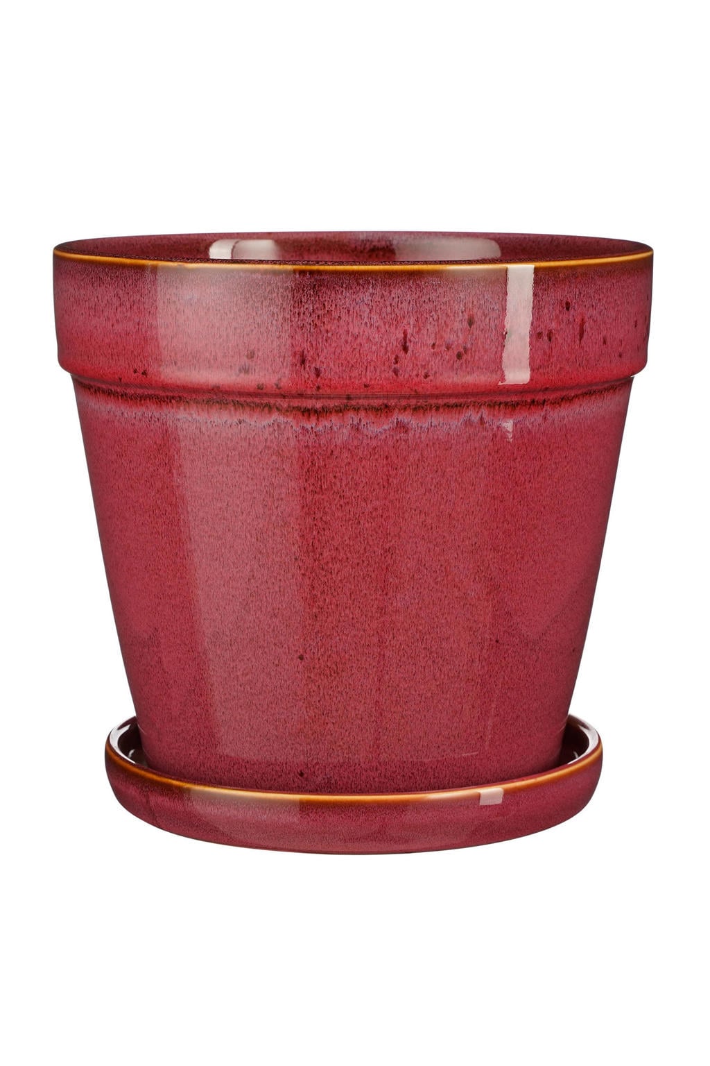 Mica Decorations bloempot met schotel Clint