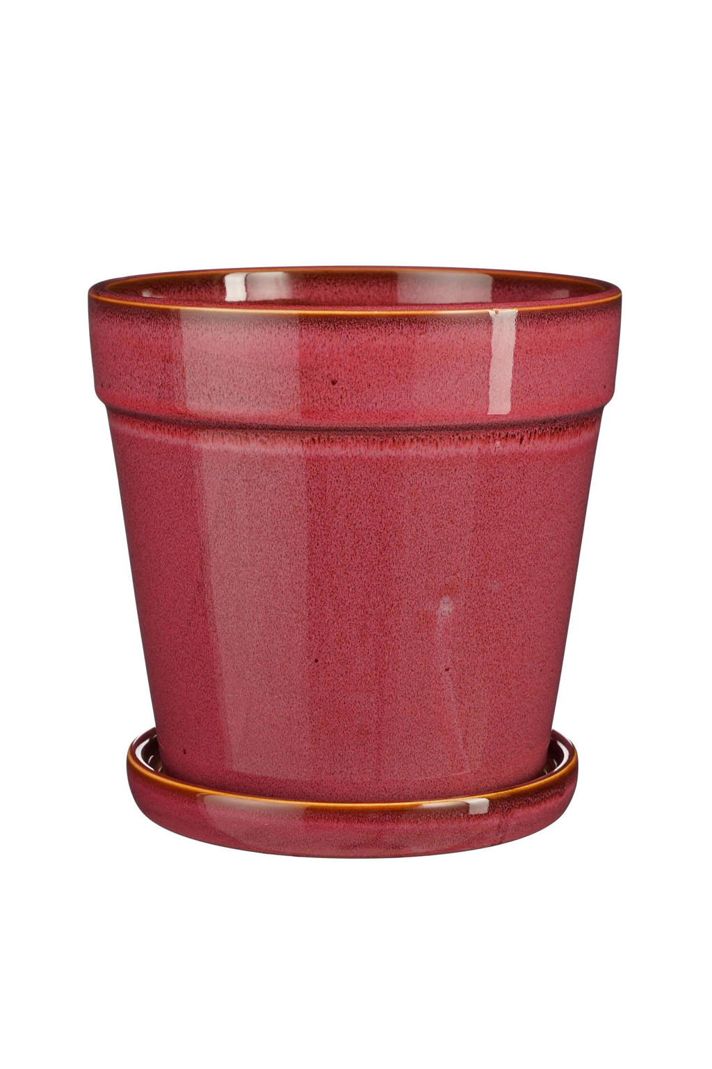 Mica Decorations bloempot met schotel Clint