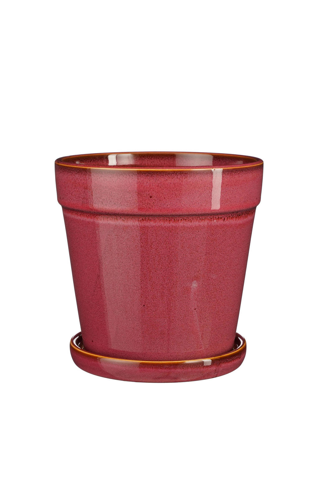 Mica Decorations bloempot met schotel Clint