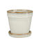 Mica Decorations bloempot met schotel Clint