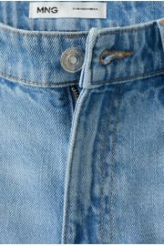 thumbnail: Mango straight leg denim short - lichtblauw