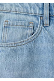 thumbnail: Mango straight leg denim short - lichtblauw