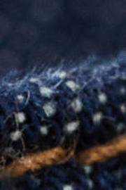 thumbnail: Mango high waist straight leg denim bermuda short - donkerblauw