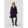 Anytime midi jurk met pailletten blauw