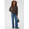Kaffe blousetop met stippen - bruin