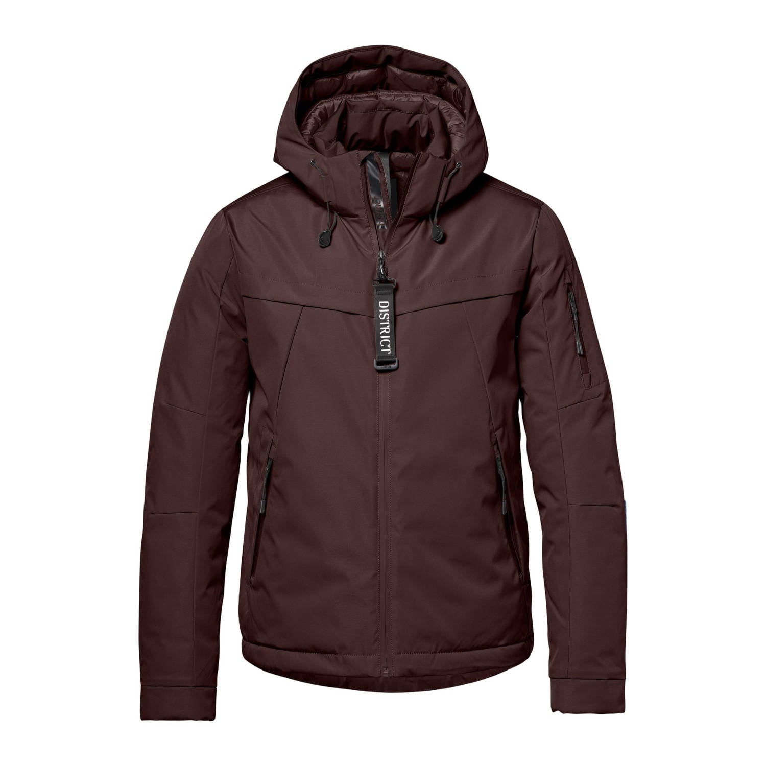 District ZAINO winterjas donkerrood