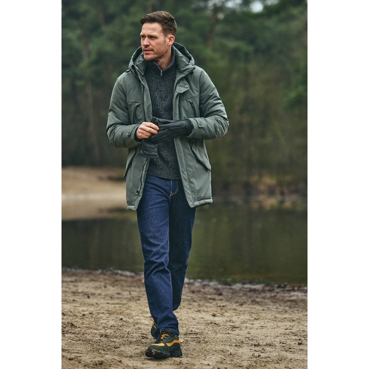 District ZERO winterparka groen