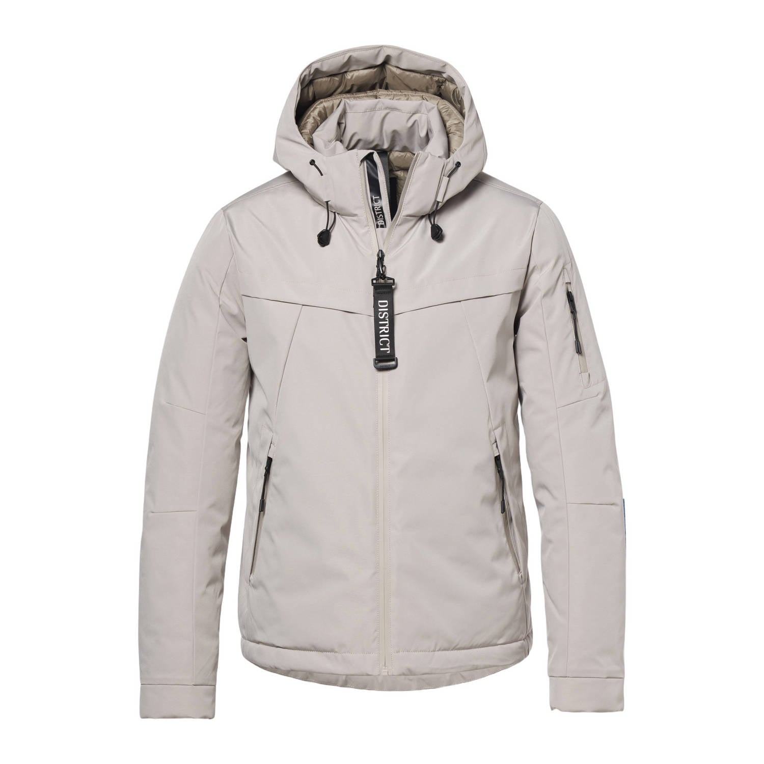 District winterjas beige