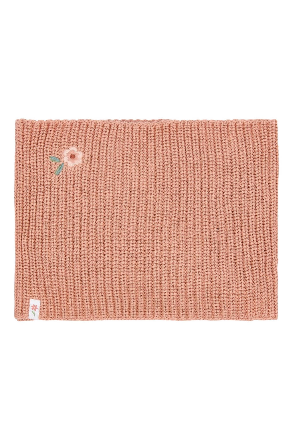Little Dutch katoenen sjaal met borduursels - roze