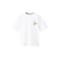 Mango Kids T-shirt met backprint - wit