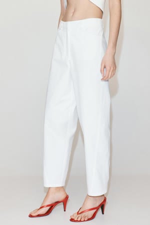 barrel broek - wit