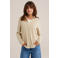 WE Fashion blouse - zand