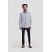 A fish named Fred regular fit casual overhemd met print - wit