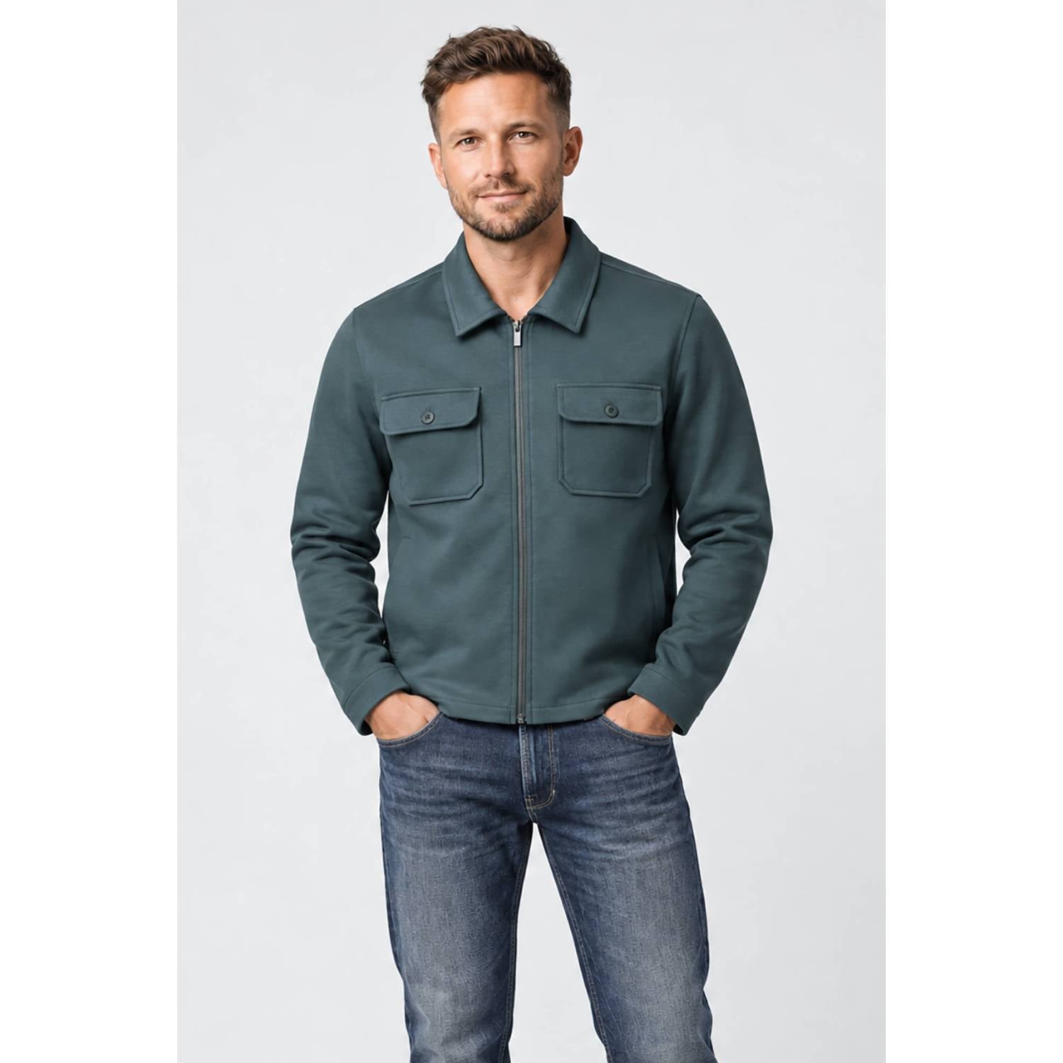 Cars regular fit overshirt groen