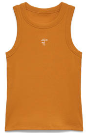 thumbnail: VERO MODA gebreide top met borduursels - oranje