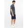 s.Oliver regular fit polo - marineblauw